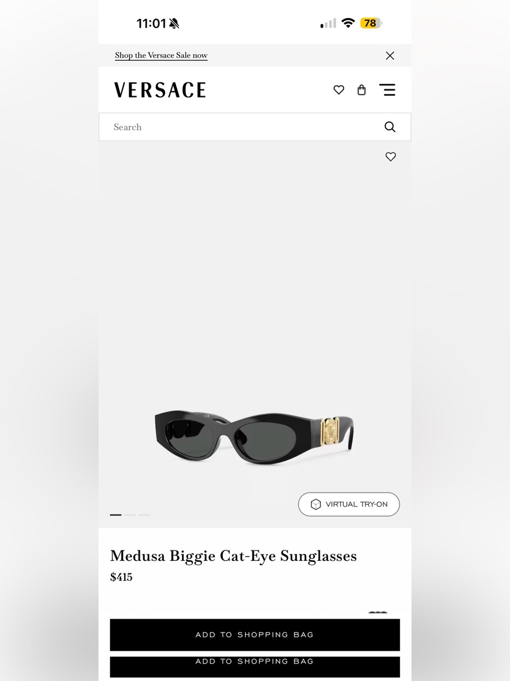 Versace Sunglasses